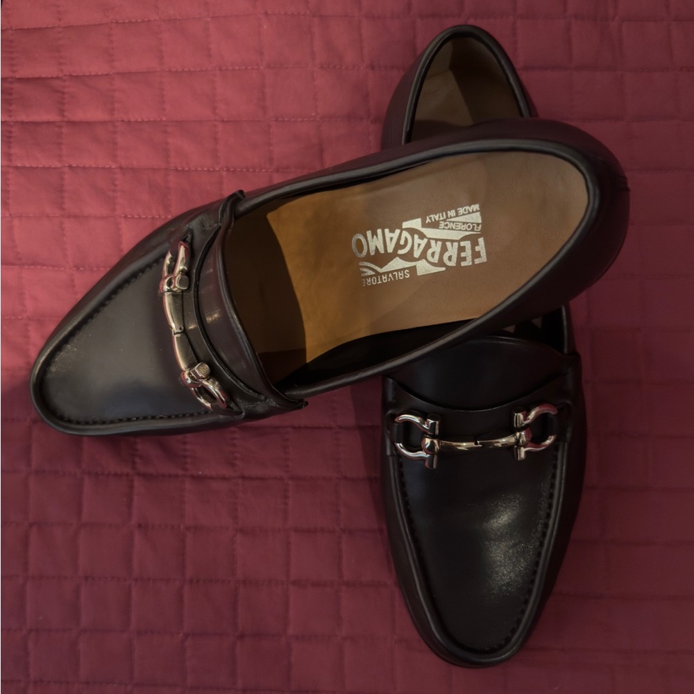 Salvatore Ferragamo Women’s Black Loafers